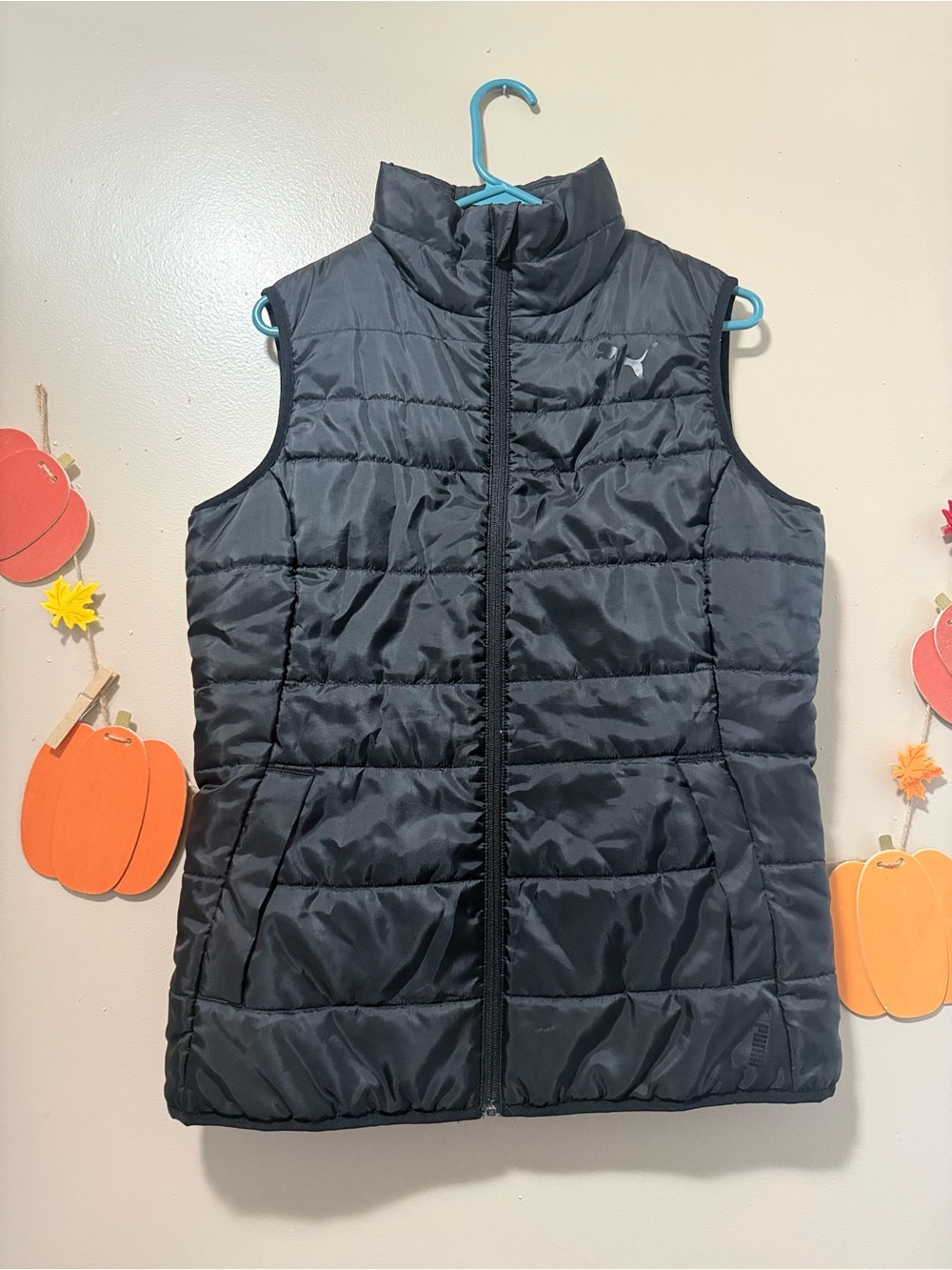 Puma Black Quilted Women's Puffer Vest